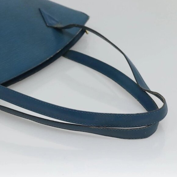 LOUIS VUITTON Epi Saint Jacques Shopping Shoulder Bag Blue M52275 LV Auth BA1323 - Picture 7 of 16